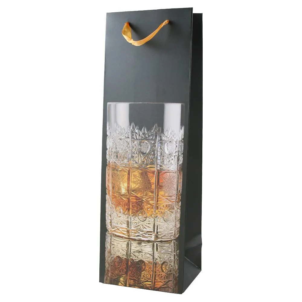 Punga cadou pentru bauturi din hartie 12x36 cm