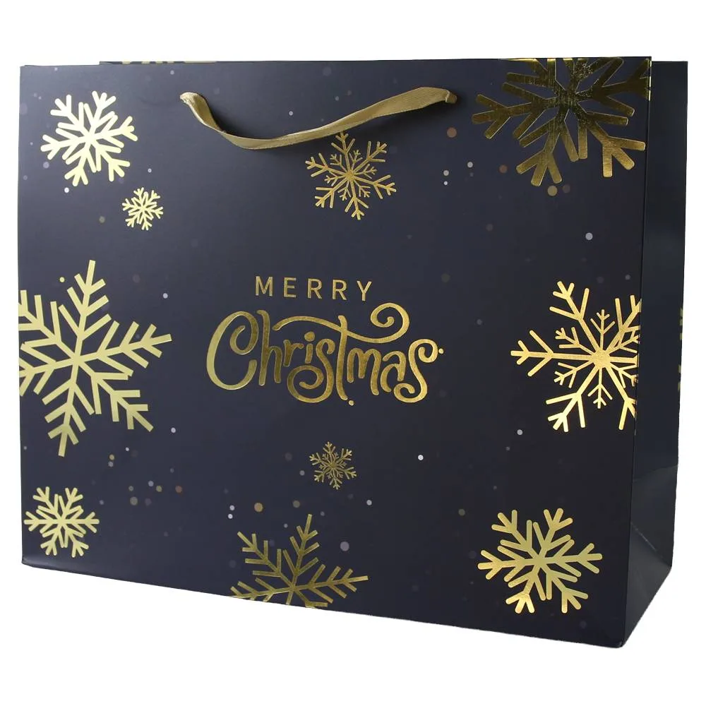 Punga cadou de Craciun "Merry Christmas" 32x26 cm