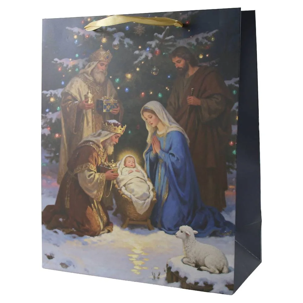 Punga cadou de Craciun 31x42 cm