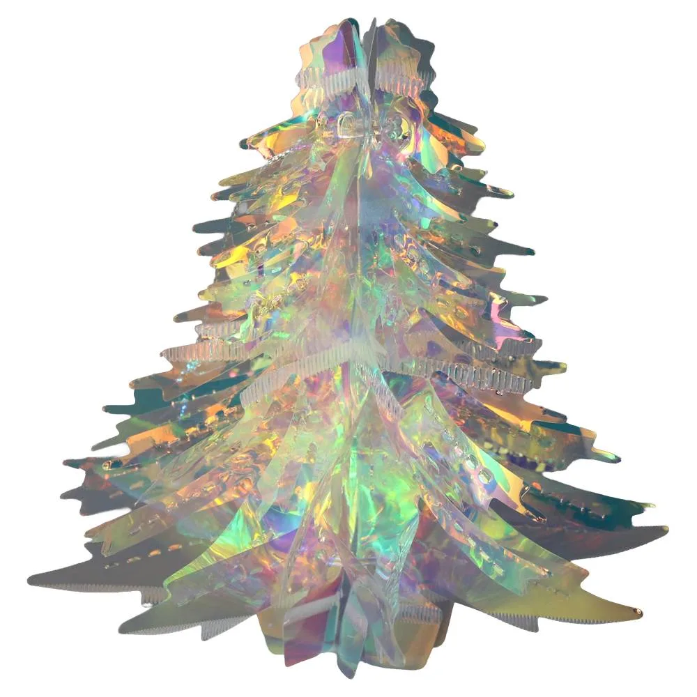 Ornament pentru brad din folie irizata 12.5 cm Ornament pentru brad din folie irizata 12.5 cm