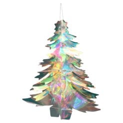 Ornament pentru brad din folie irizata 32.5 cm