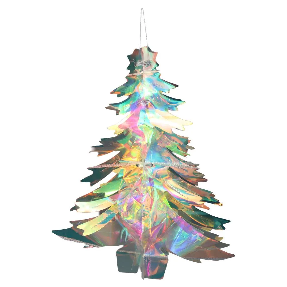Ornament pentru brad din folie irizata 32.5 cm Ornament pentru brad din folie irizata 32.5 cm