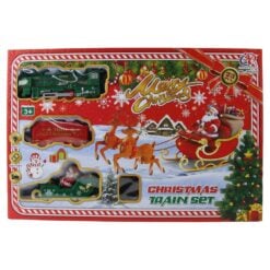 Set trenulet de Craciun cu Mos Craciun - 23 piese
