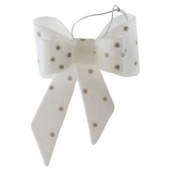 Ornament de brad Fundita cu sclipici 8x11 cm