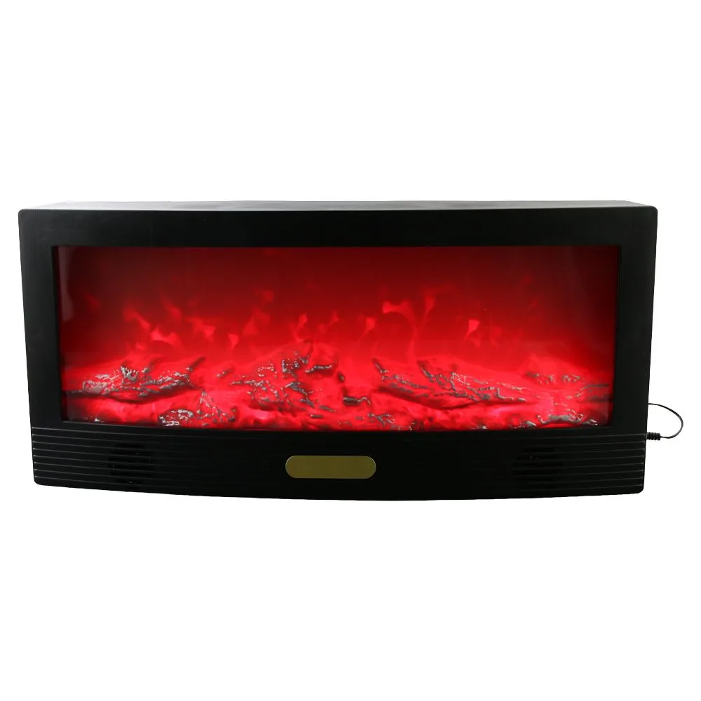 Semineu decorativ cu LED colorat
