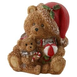 Figurina de Craciun Ursulet din rasina 7 cm