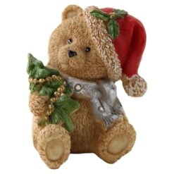 Figurina de Craciun Ursulet din rasina 7 cm