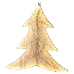 Decoratiune de Craciun Brad cu 260 LED-uri si sclipici