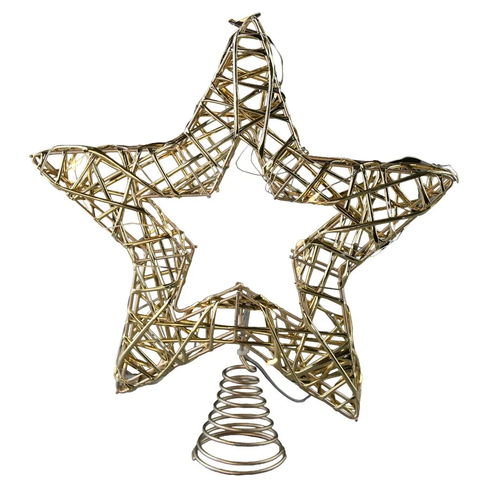 Decoratiune de Craciun Stea cu 20 LED-uri 23x28 cm