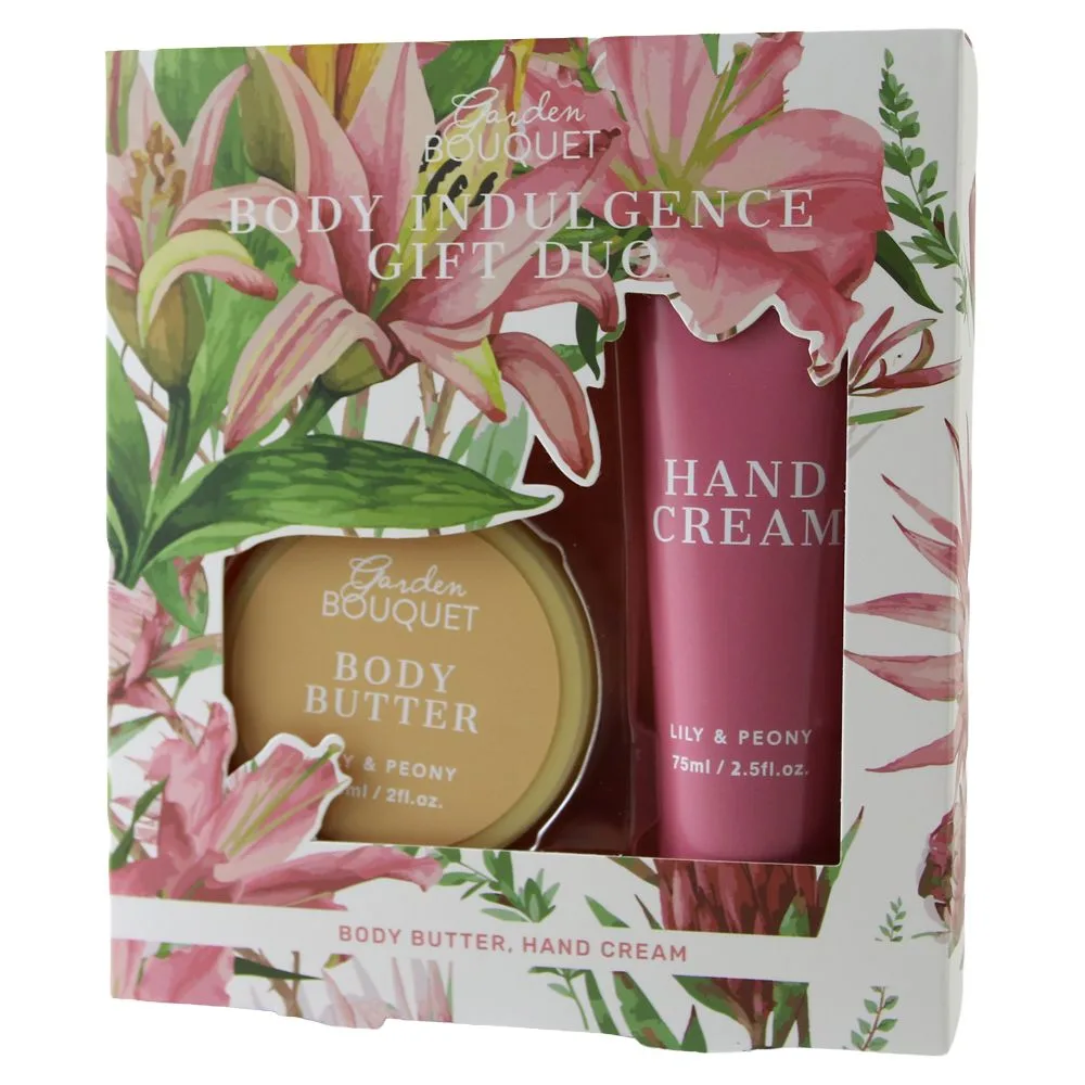 Set SPA Garden Bouquet cu untura de corp si crema de maini