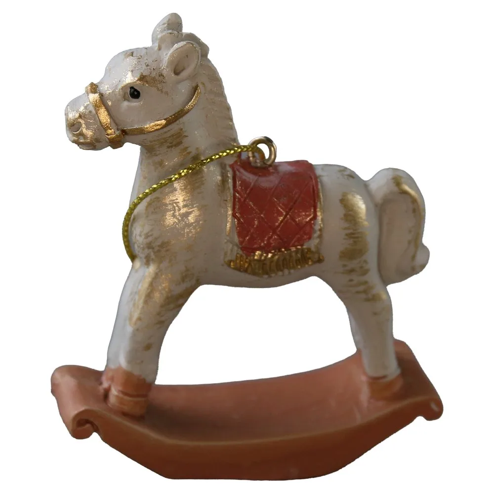 Ornament de brad Figurina din rasina cu agatatoare 7 cm