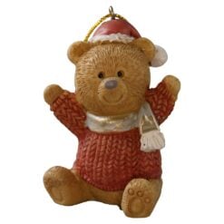 Ornament de brad Figurina din rasina cu agatatoare 7 cm