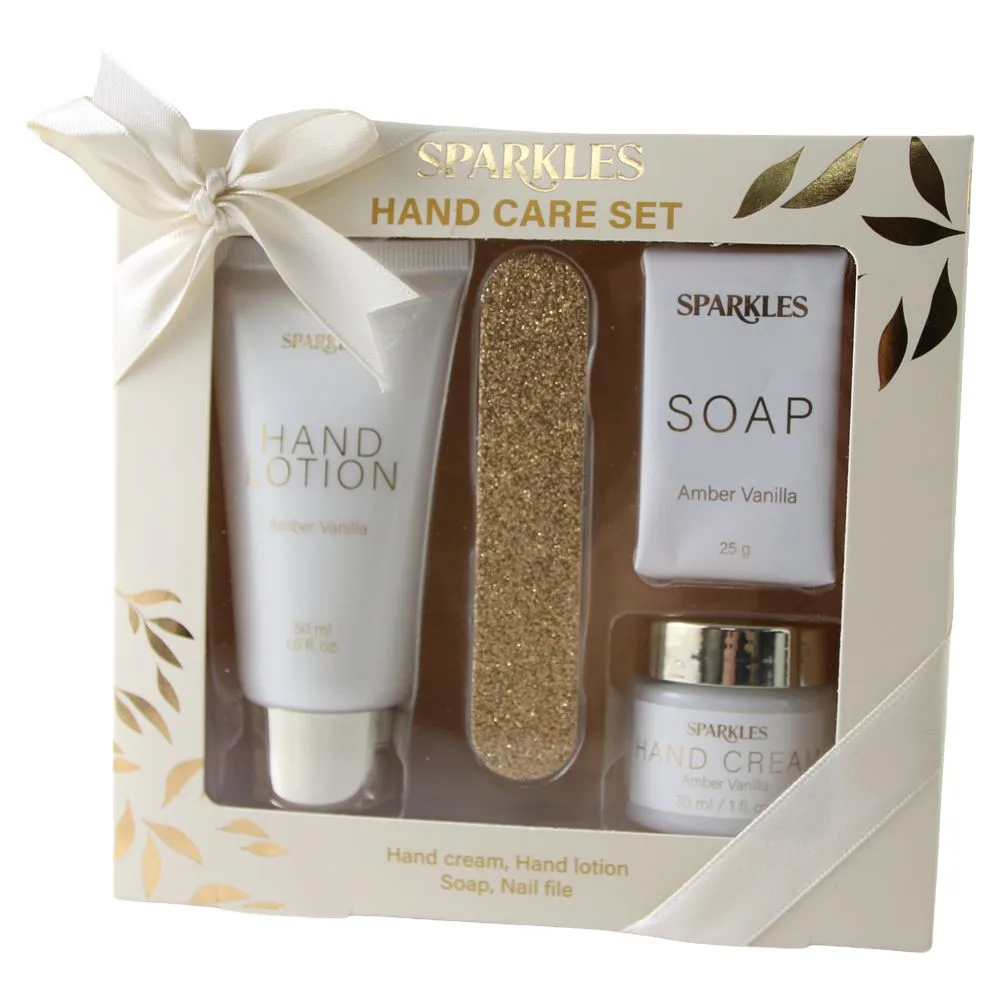 Set SPA Sparkles pentru ingrijirea mainilor Amber Vanilla