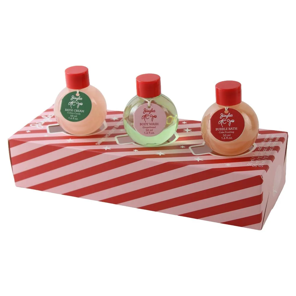 Set cadou SPA Jingles cu 3 produse pentru baie 50 ml