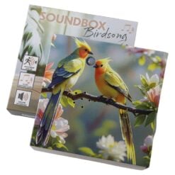 Cutie cu sunete relaxante Soundbox si senzor de miscare 12x12 cm