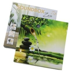 Cutie cu sunete relaxante Soundbox si senzor de miscare 12x12 cm