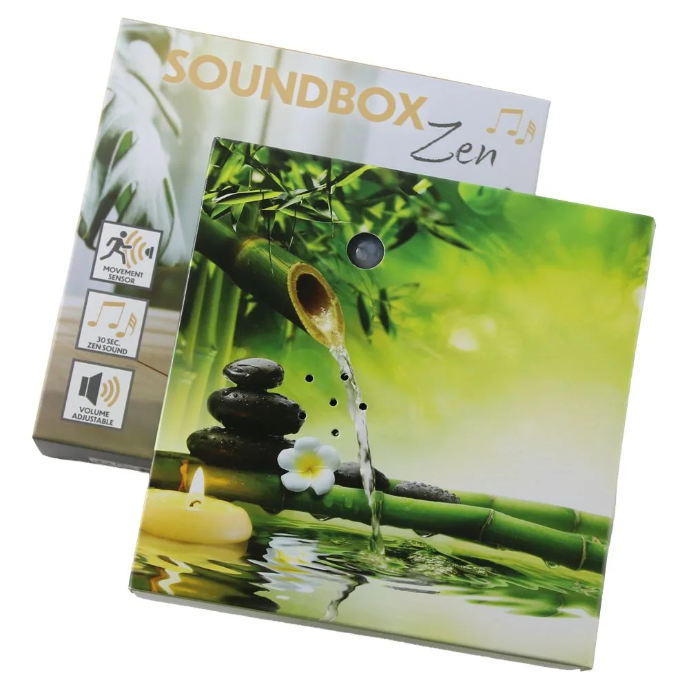 Cutie cu sunete relaxante Soundbox si senzor de miscare 12x12 cm Cutie cu sunete relaxante Soundbox si senzor de miscare 12x12 cm