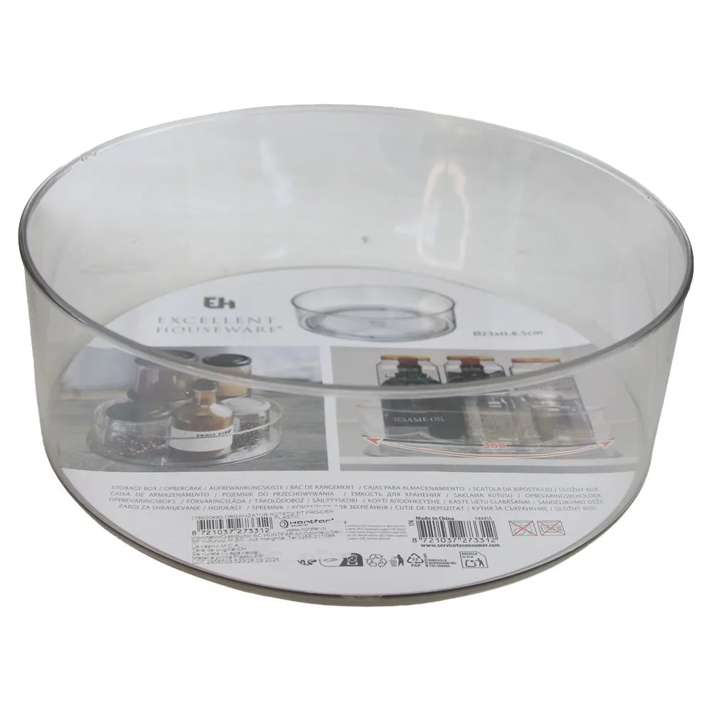 Organizator rotativ din plastic pentru frigider 22x8.5 cm Organizator rotativ din plastic pentru frigider 22x8.5 cm