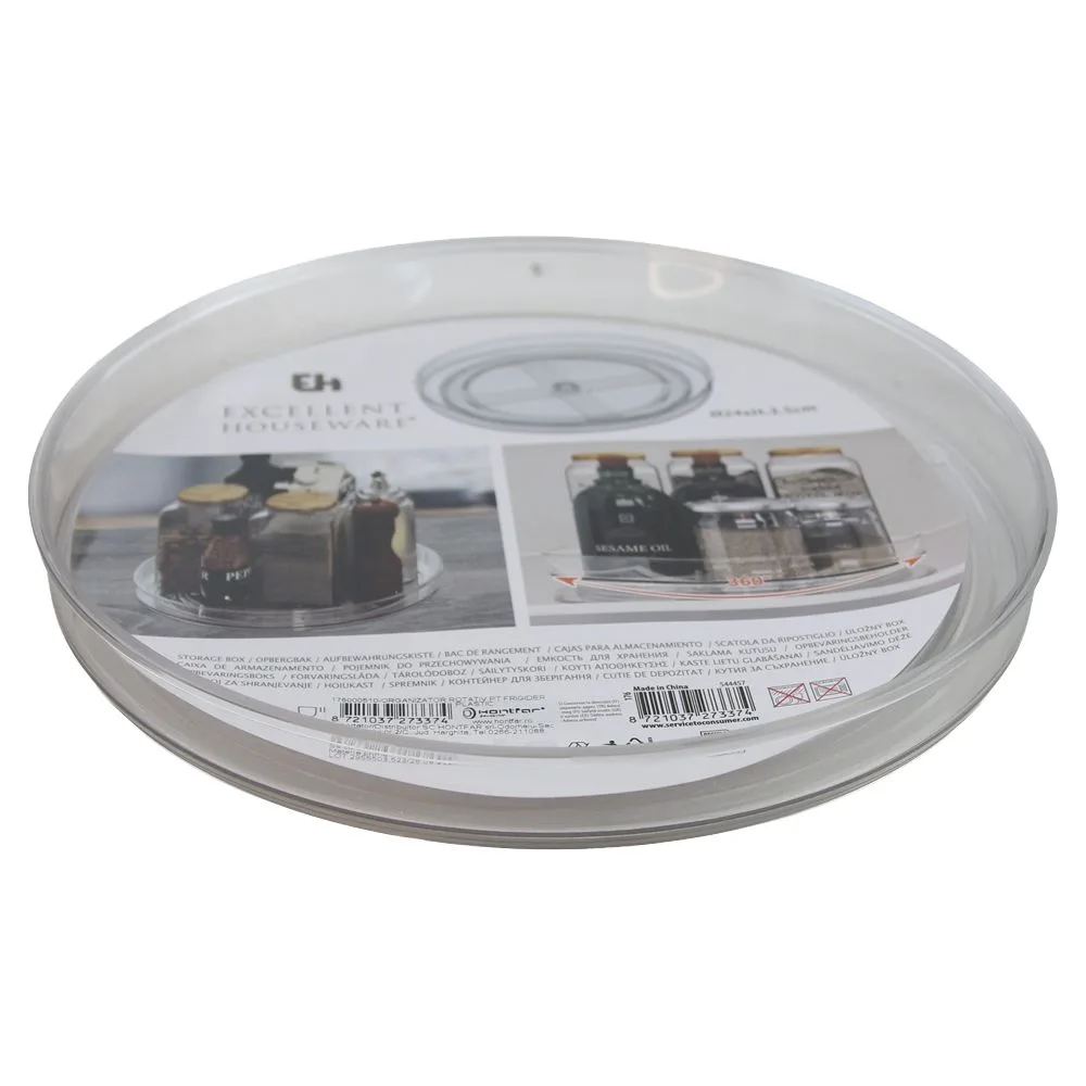 Organizator rotativ din plastic pentru frigider 24x3.5 cm Organizator rotativ din plastic pentru frigider 24x3.5 cm