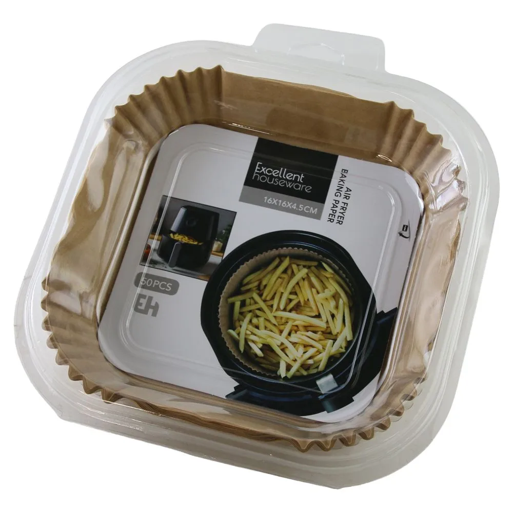 Hartie pentru copt Air Fryer 50 buc. 16x16x4.5 cm