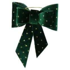 Ornament de brad Fundita cu sclipici 8x11 cm