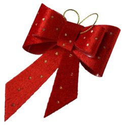 Ornament de brad Fundita cu sclipici 8x11 cm