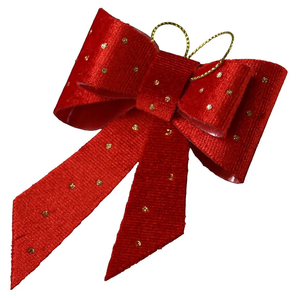 Ornament de brad Fundita cu sclipici 8x11 cm