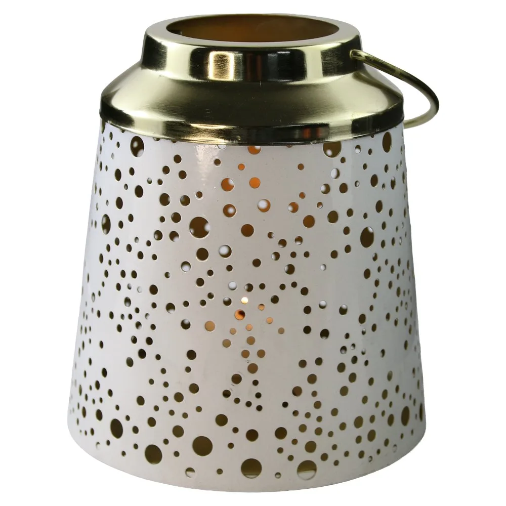 Felinar decorativ din metal perforat