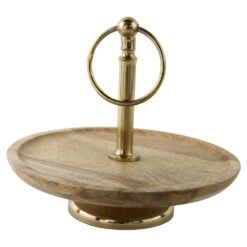 Platou servire din lemn 18 cm