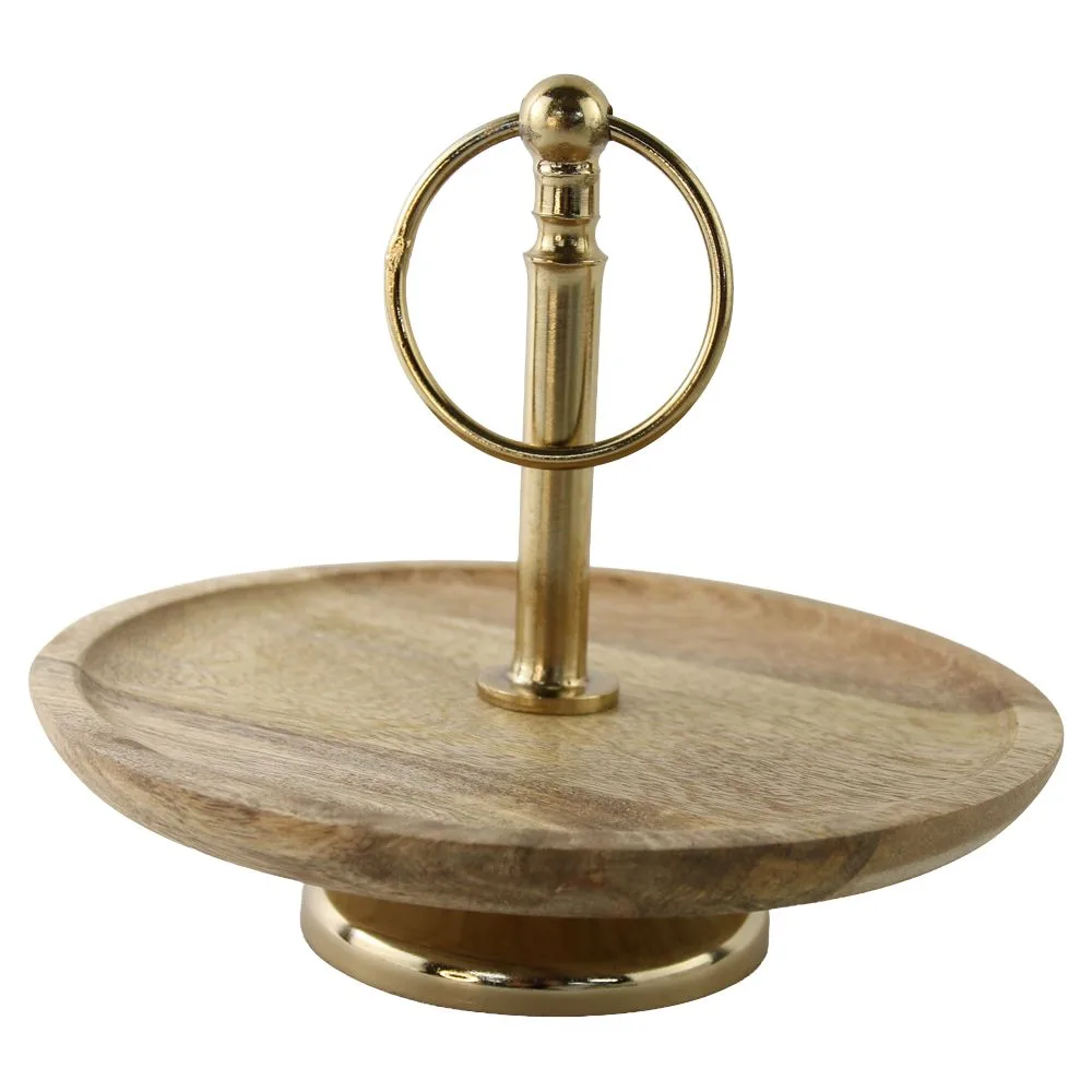Platou servire din lemn 18 cm Platou servire din lemn 18 cm