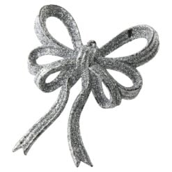 Ornament de brad Fundita cu sclipici din plastic 11x12 cm