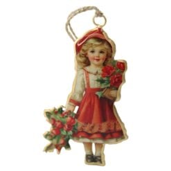 Ornament pentru brad din metal 11 cm