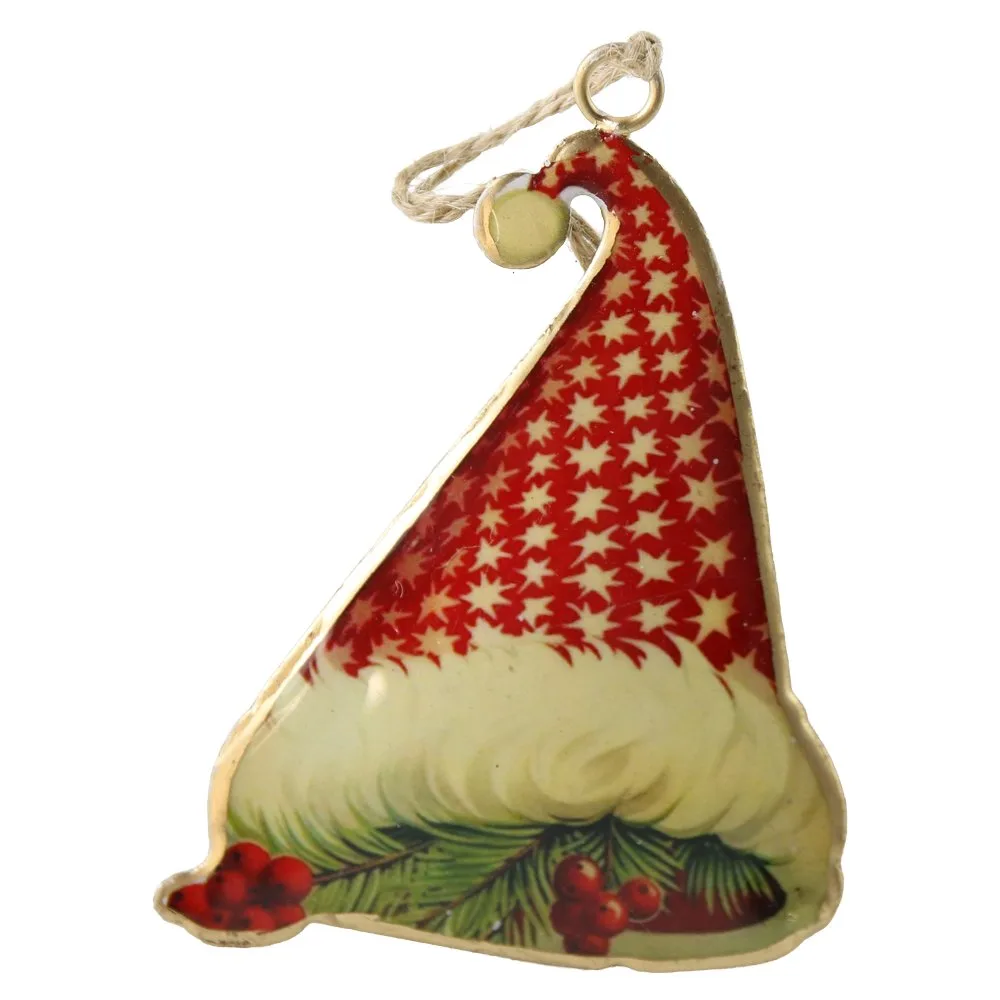 Ornament pentru brad din metal 11 cm