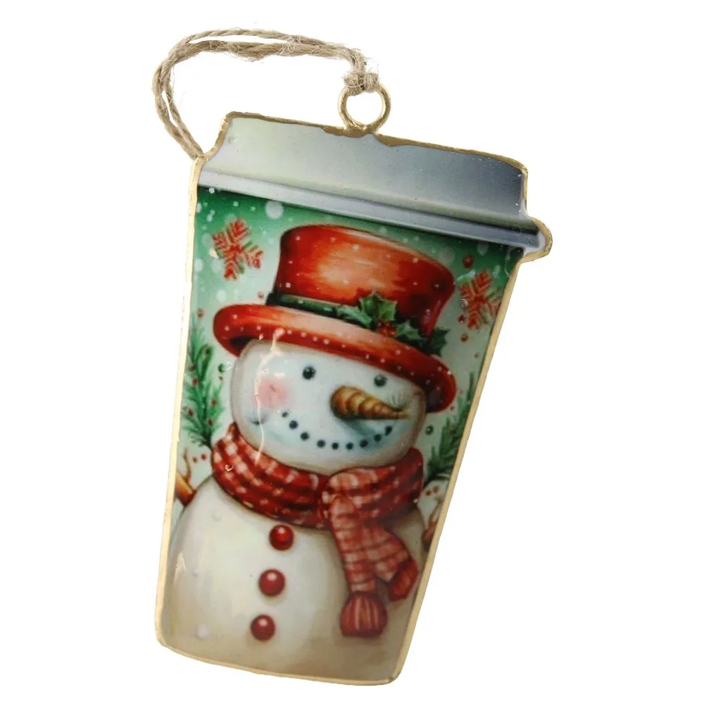 Ornament pentru brad din metal 10 cm Ornament pentru brad din metal 10 cm