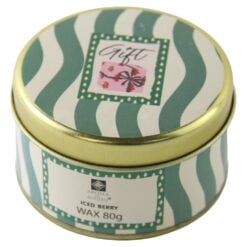 Lumanare parfumata de Craciun in cutie metalica 80 g