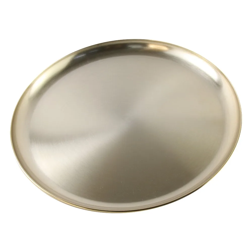 Platou decorativ din metal 38.5 cm