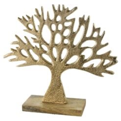 Ornament din metal Copacul Vietii 27x23 cm