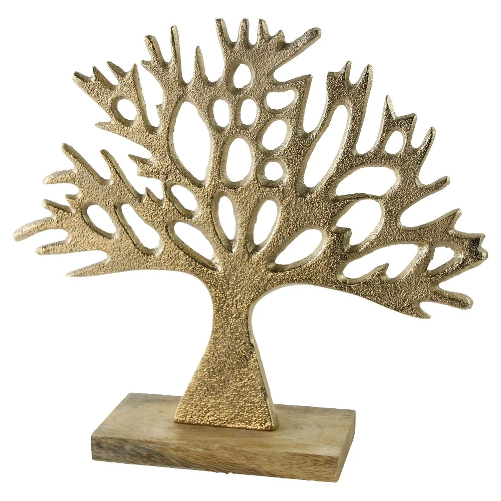 Ornament din metal Copacul Vietii 27x23 cm