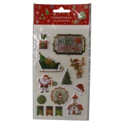 Set stickere 3D autoadezive de Craciun