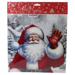 Autocolant decorativ de Craciun pentru geam 31x31 cm