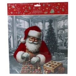 Autocolant decorativ de Craciun pentru geam 31x31 cm