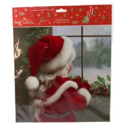 Autocolant decorativ de Craciun pentru geam 31x31 cm