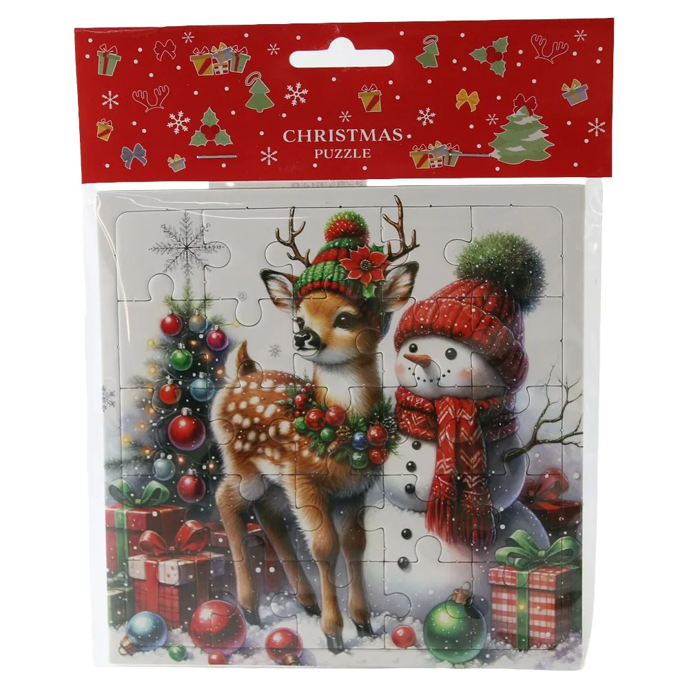 Puzzle de Craciun 25 piese 15x15 cm