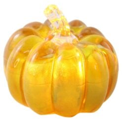 Dovleac decorativ din plastic cu LED 8x7 cm