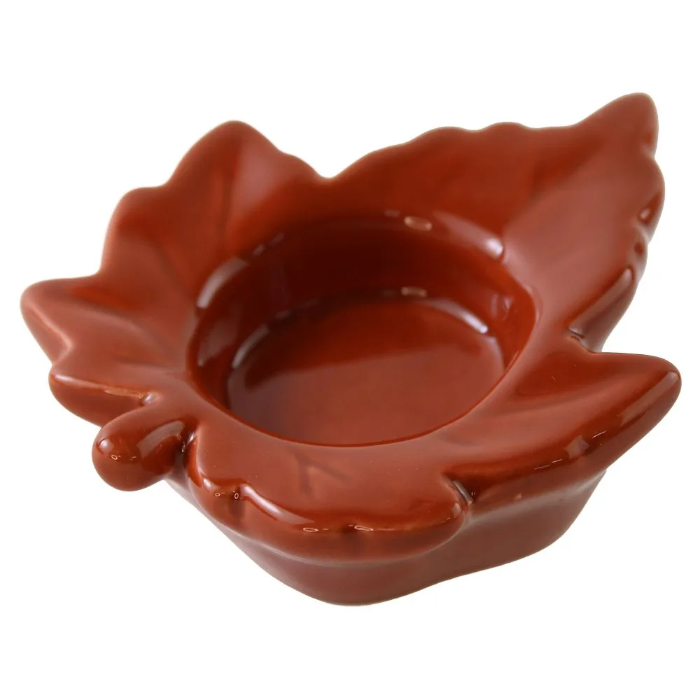 Suport pentru lumanare din ceramica frunza 10/12 cm Suport pentru lumanare din ceramica frunza 10/12 cm