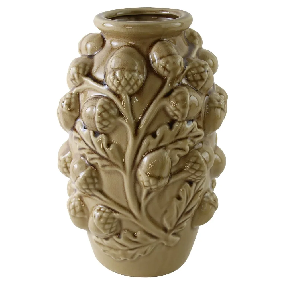 Vaza din ceramica cu ghinde 16x24 cm
