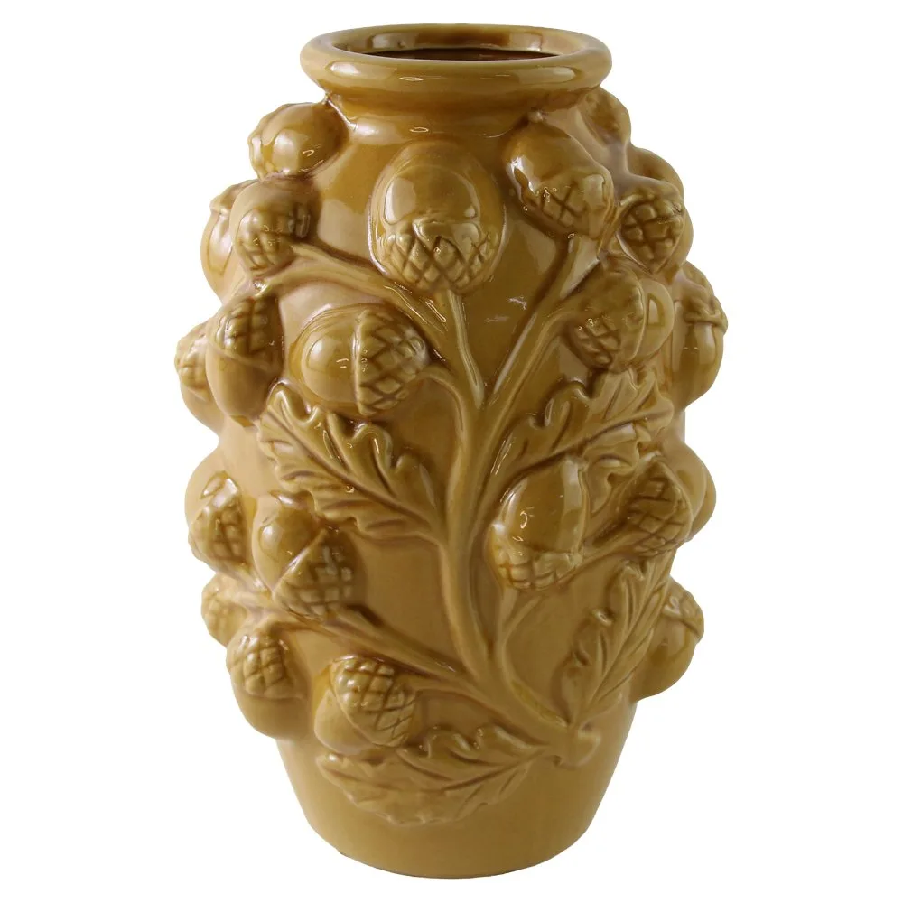 Vaza din ceramica cu ghinde 16x24 cm