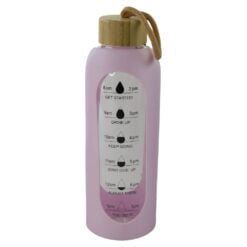 Sticla cu marcaje orare si husa de protectie din silicon 750 ml