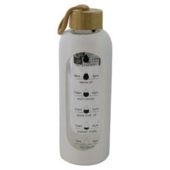 Sticla cu marcaje orare si husa de protectie din silicon 750 ml