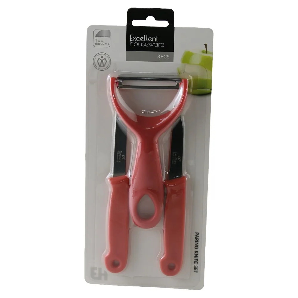 Set 3 ustensile de bucatarie pentru curatarea si taierea legumelor si fructelor Set 3 ustensile de bucatarie pentru curatarea si taierea legumelor si fructelor